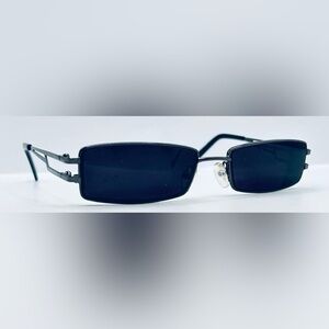 Agility 24 Gunmetal Rectangular Sunglasses Frames Only